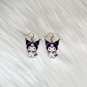 My Melody x Kuromi Sanrio Cartoon Character Hello Kitty Charms Earrings